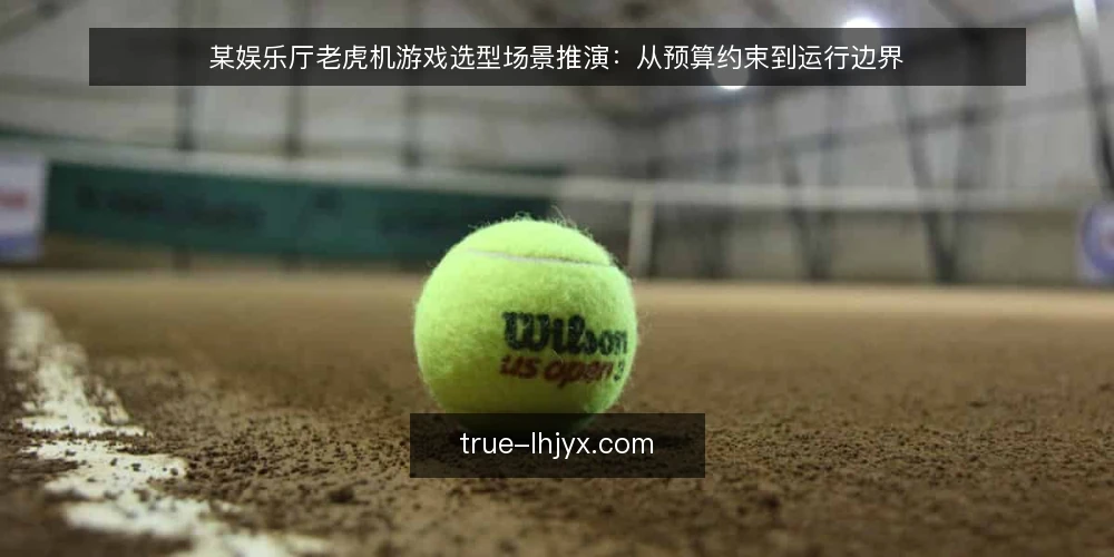 某娱乐厅老虎机游戏选型场景推演：从预算约束到运行边界 — 场景设定：某娱乐厅的选型需求 配图